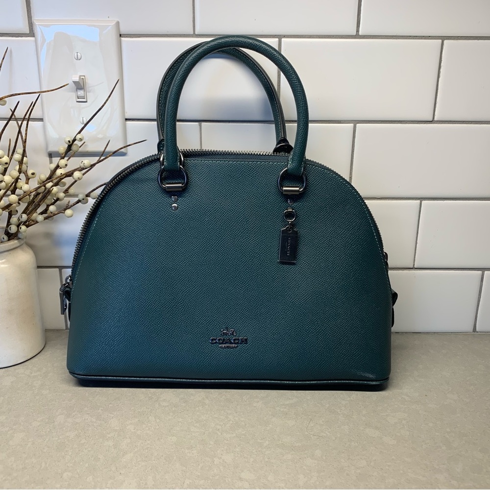 Beautiful Dark Teal Coach Bag